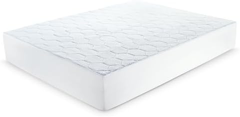 Vibe Cooling Quilted Memory Foam Mattress Pad Queen