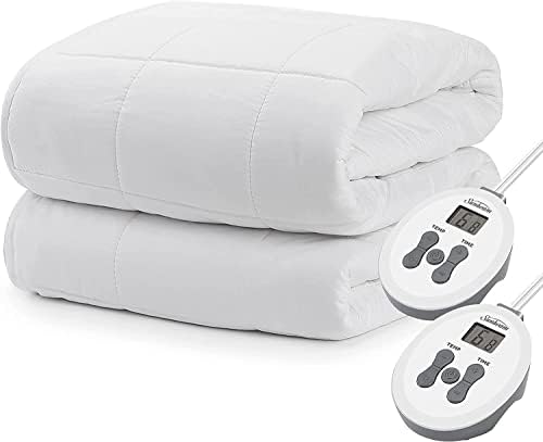 Sunbeam Premium Heated Mattress Pad with 12 Heat Settings