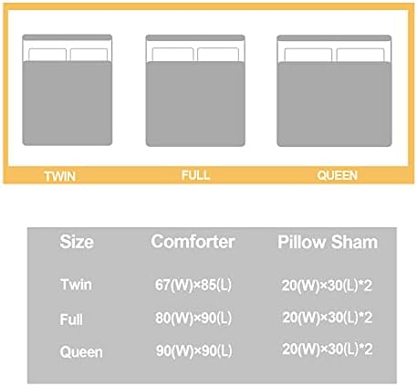 HOSIMA Marble Printed Comforter Set Queen Size