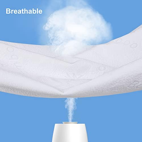 Kayfia Waterproof Mattress Protector with Breathable Bamboo Viscose Cover