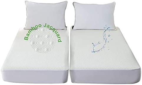 Kingnex Waterproof Bamboo Viscose Mattress Protector 1