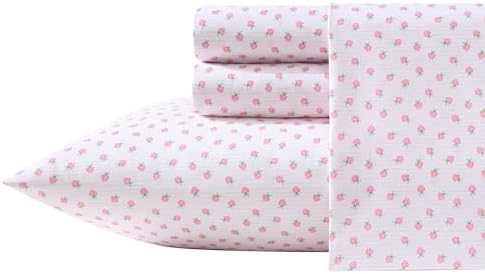 Laura Ashley Kids Sheet Set with Sweet Lady Bugs Pillowcases Twin