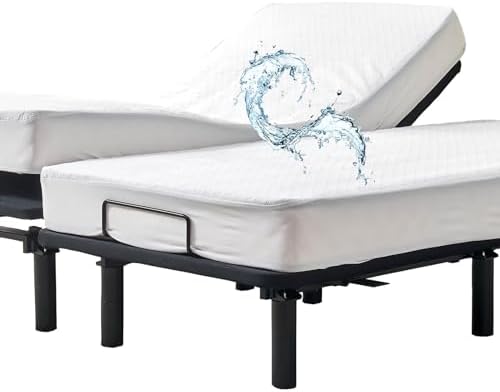 Kingnex Waterproof Bamboo Viscose Mattress Protector 1