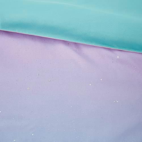 Mi Zone Kids Reversible Comforter Set with Metallic Glitter Ombre Print