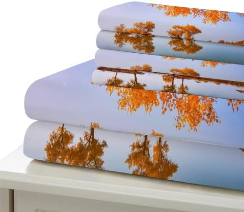 California King Duvet Cover Set with Zipper and Pillowcases