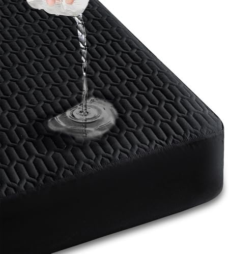 KLOVARIS Waterproof Queen Mattress Protector with Deep Pocket
