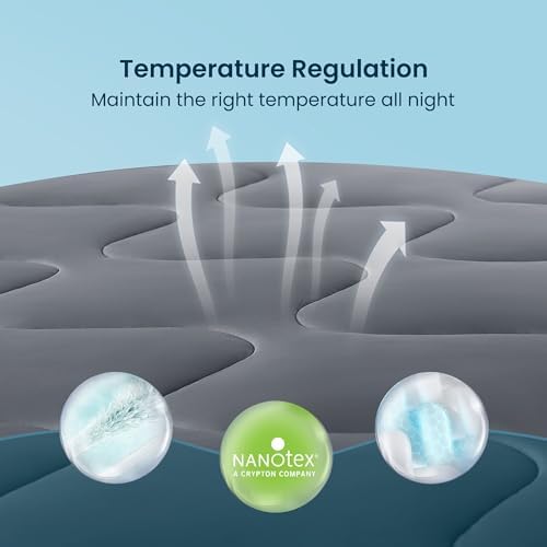 Sleep Zone Cooling Mattress Pad Queen