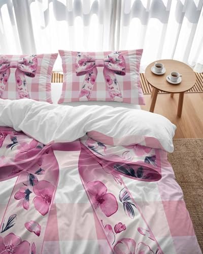 ZOE GARDEN Spring Bow Flower Bed Duvet Cover Set 1