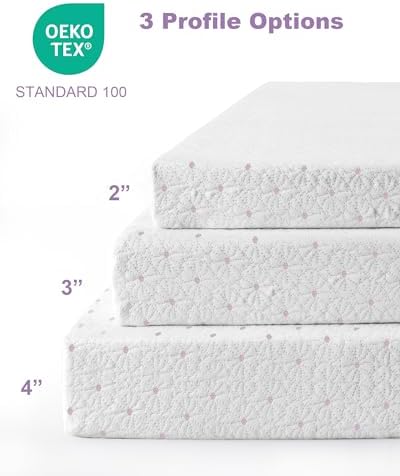 Ferlizer 3 Twin XL Memory Foam Mattress Topper