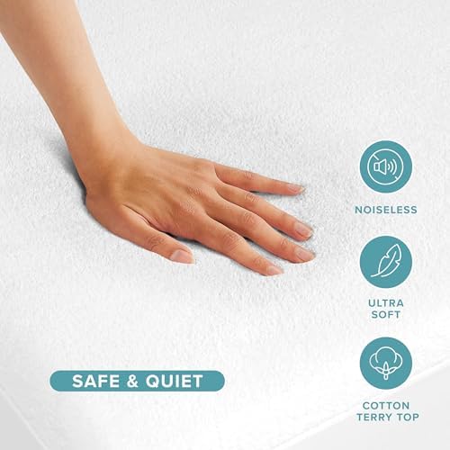 Bare Home Queen Mattress Protector - Waterproof Breathable Cooling 1
