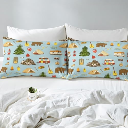 Erosebridal Camper Bedding Set Twin 3Pcs 1