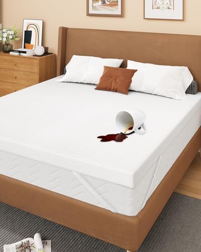 Zenzy 2 Inch Waterproof Mattress Cover Only