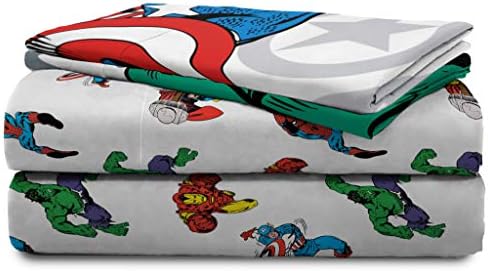 Jay Franco Marvel Avengers Full Sheet Set - 4 Pc Set