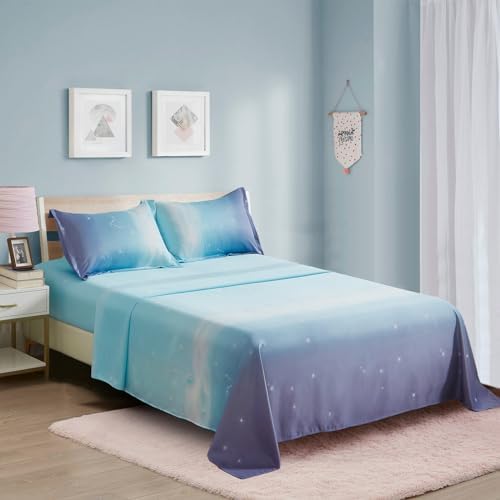 Dinjoy Rainbow Ombre Sheet Set 4 Pieces for Girls Women