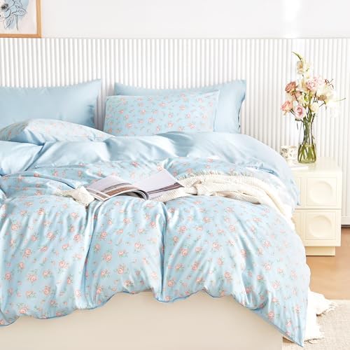 Wake In Cloud Floral Comforter Set Queen 3-Piece