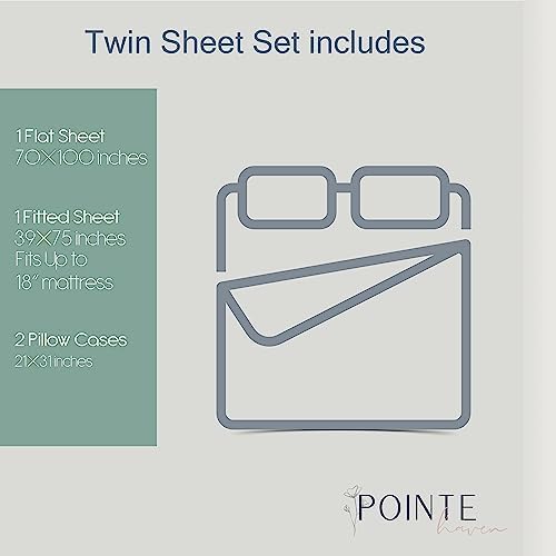 Pointehaven 180 GSM Cotton Flannel Sheet Set - Twin Snow Bear