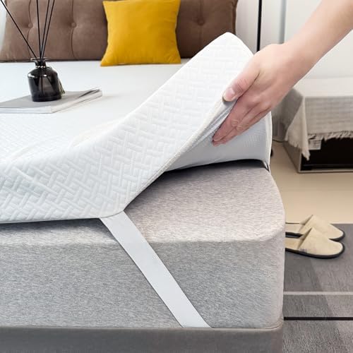 Yundo 2 Inch Memory Foam Mattress Topper for Back Pain