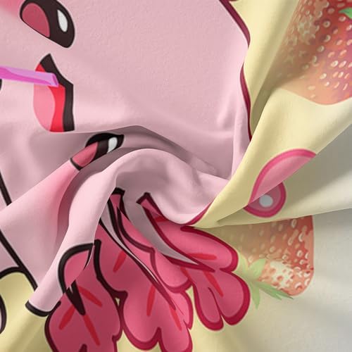 QOOMO Axolotl Comforter Set for Kids Bedroom Decor