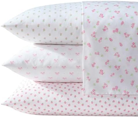 Laura Ashley Kids Sheet Set - Busy Bee Pink Full Set