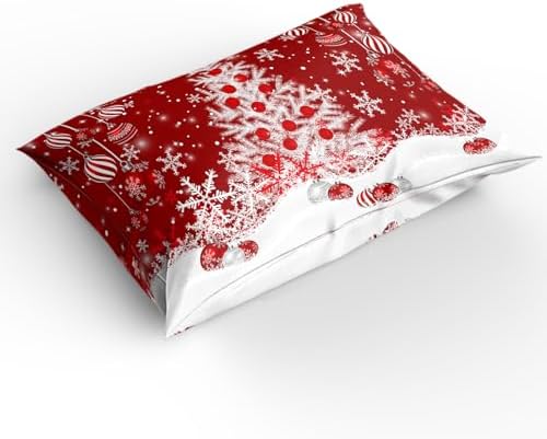 IDOWMAT Christmas Duvet Cover Set California King Size
