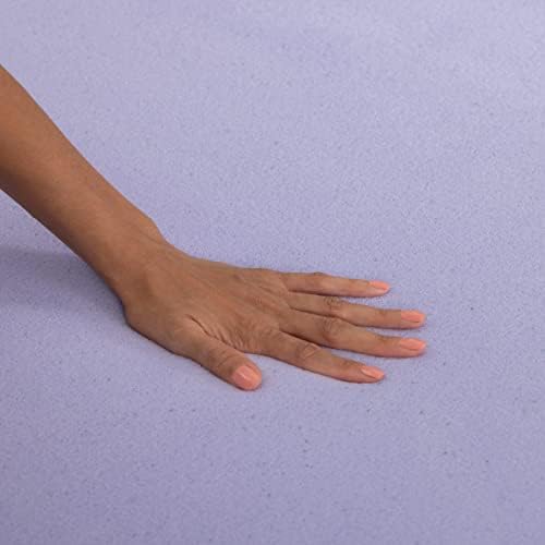 Beautyrest Lavender Aloe Gel Memory Foam Mattress Topper 2 Inch Full