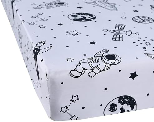 MAG 3 Pcs Space Galaxy Sheet Set Twin White