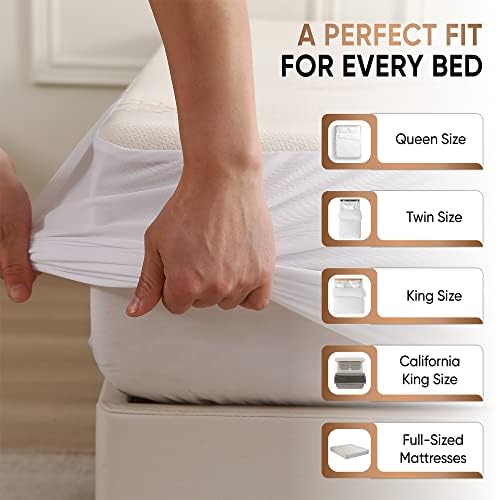 Deluxe Waterproof Organic Mattress Protector Full Size