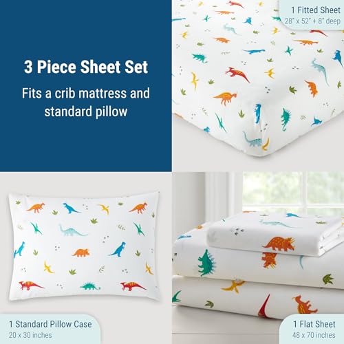 Wildkin Toddler Sheet Set - Jurassic Dinosaurs
