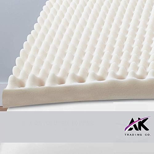 AK Trading Co Convoluted Mattress Pad 25 Thick