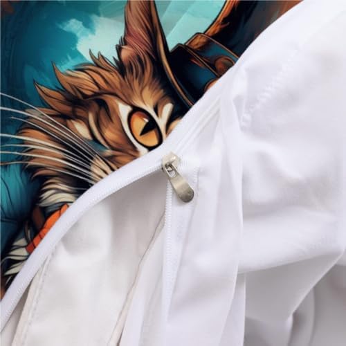 GIPNIAU 3D Print Duvet Cover Set with Zipper