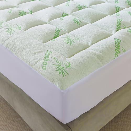 ANALIN Bamboo Viscose Mattress Topper Twin Size