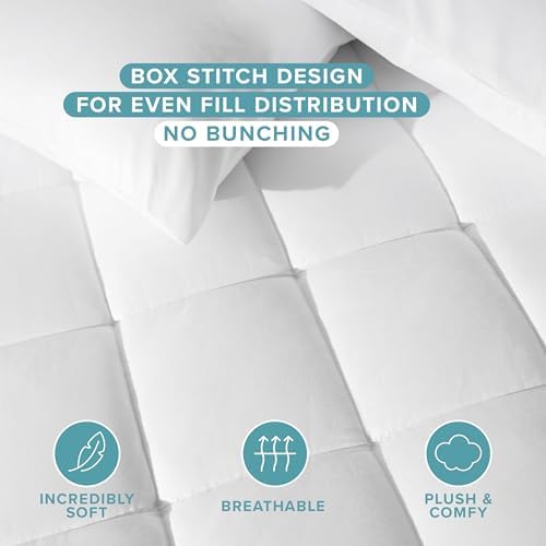 Bare Home Queen Mattress Toppers Cotton Plush Pad 1