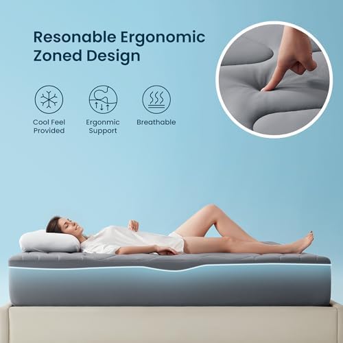 Sleep Zone Cooling Mattress Pad Queen