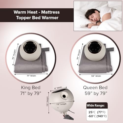 Water Circulating Heated Mattress Pad by Thermacyle - Queen Size