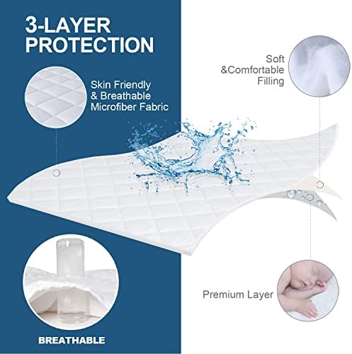 Moonsea Short King RV Mattress Pad - Waterproof Quilted