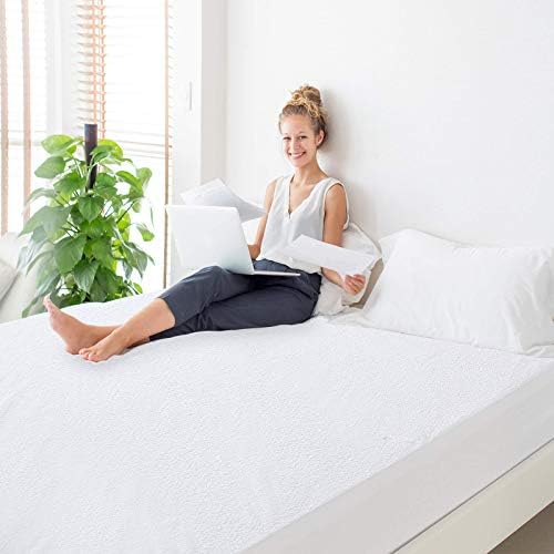 Moonsea Waterproof Terry Mattress Protector Twin Size