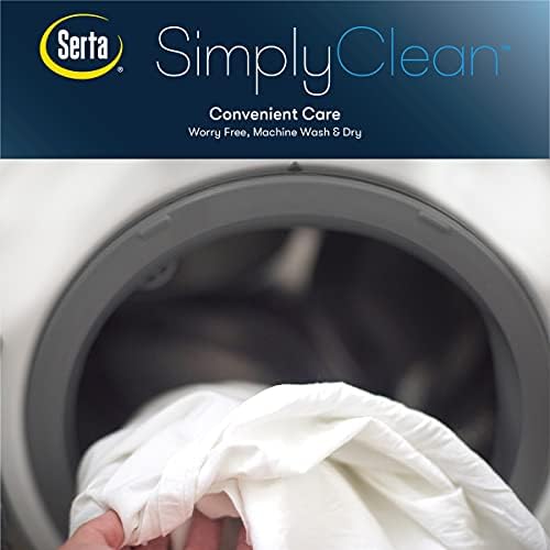 Serta Simply Clean Triple Action Mattress Pad - Queen White