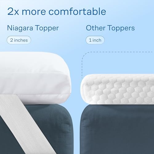 Niagara Mattress Topper Twin - Cooling Breathable for Back Pain Relief 1