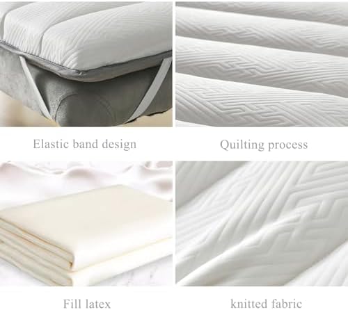 LDLCYCN Thick 5cm Massage Table Mattress Topper Without Face Hole