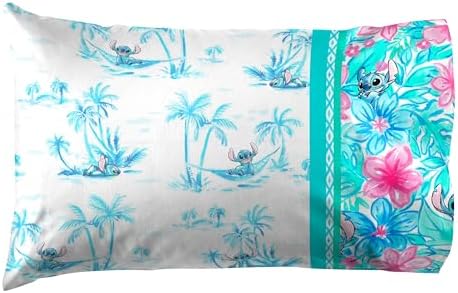 Jay Franco Kids Sheet Set with Stitch - 3 Piece Twin Microfiber