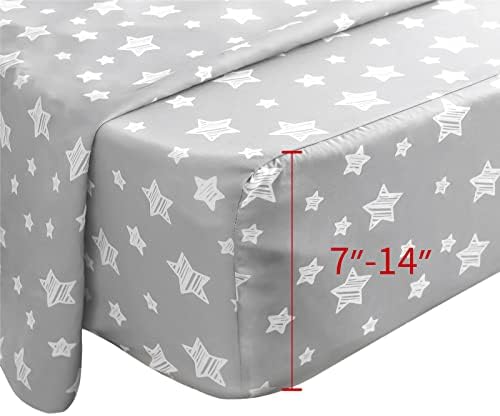 Twin Bed Sheets Set for Kids with Microfiber Comfort