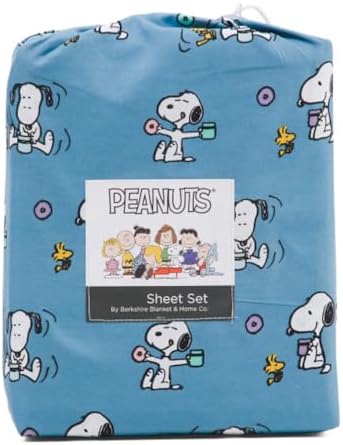 Berkshire Peanuts Sheet Set Twin Blue 1