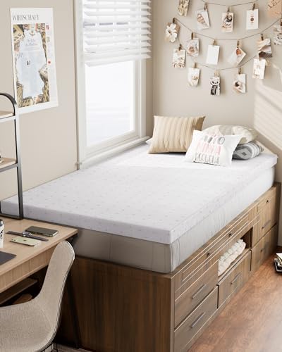 Ferlizer 3 Twin XL Memory Foam Mattress Topper