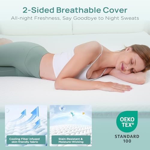 Releep Reflip King Mattress Topper 2 Inch