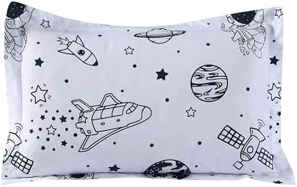 MAG 3 Pcs Space Galaxy Sheet Set Twin White