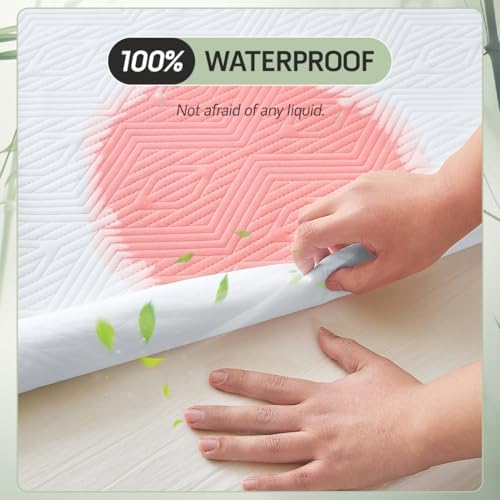 Secgo Premium Cooling Waterproof Twin Mattress Protector
