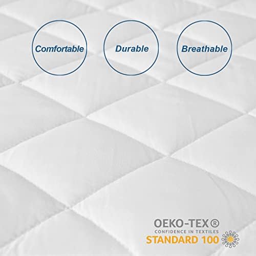Moonsea Short King RV Mattress Pad - Waterproof Quilted