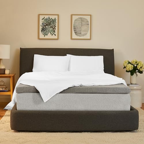 Casper Sleep Comfy Mattress Topper 3-inch King Gray