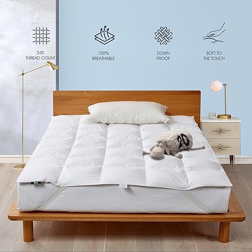 Serta Feather Down Mattress Topper Full Size 54x75