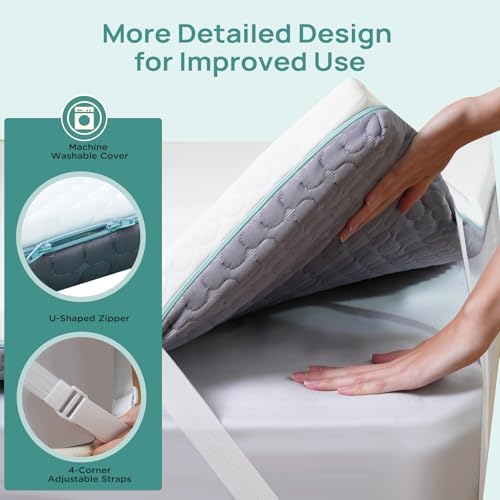 Releep Reflip King Mattress Topper 2 Inch